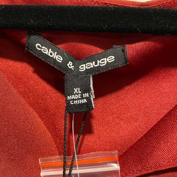 Cable & Gauge Long Sleeve Knee Length Dress NWT - Picture 3 of 4